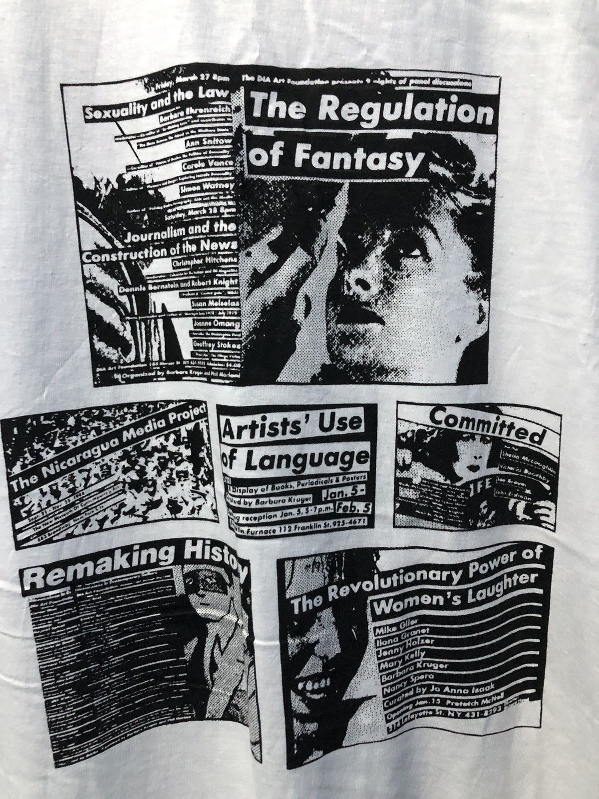 Barbara Kruger Vintage Barbara Krueger T shirt Size US XL / EU 56 / 4 - 2 Thumbnail