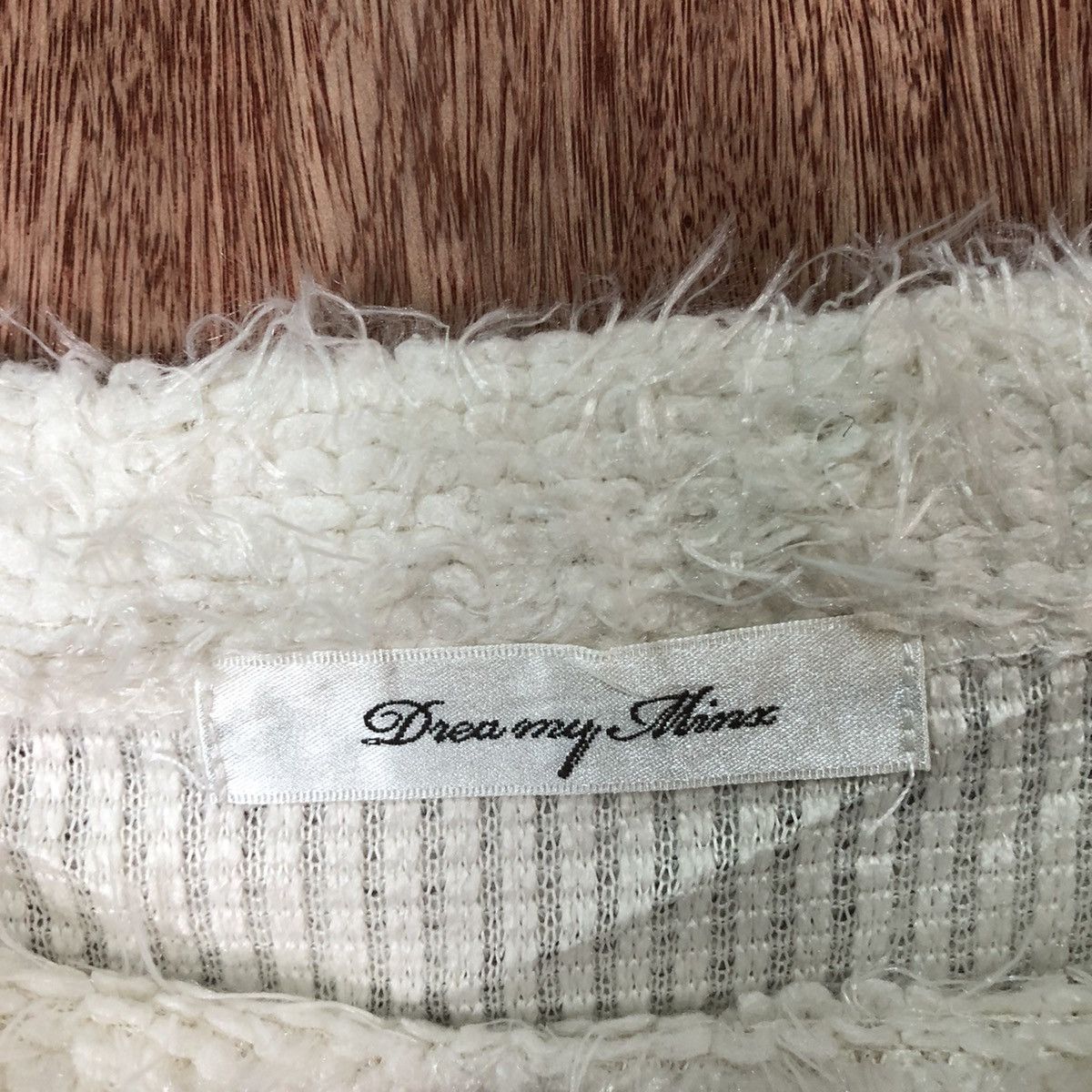 Homespun Knitwear × Japanese Brand × Vintage Drea My Minx Shag Shagyy Fur Mohair Knitwear #6397 Size XS / US 0-2 / IT 36-38 - 4 Thumbnail