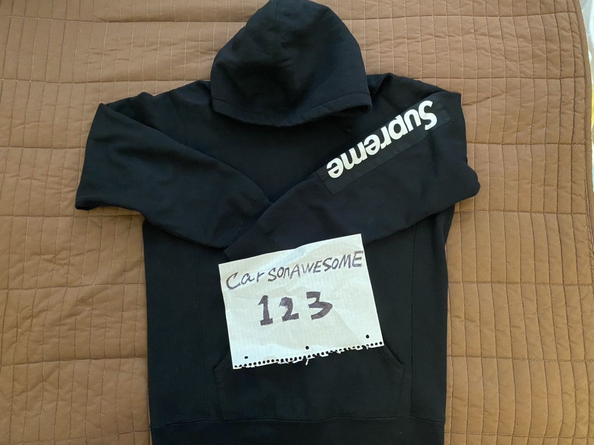 Supreme Sleeve Patch Hoodie Tops