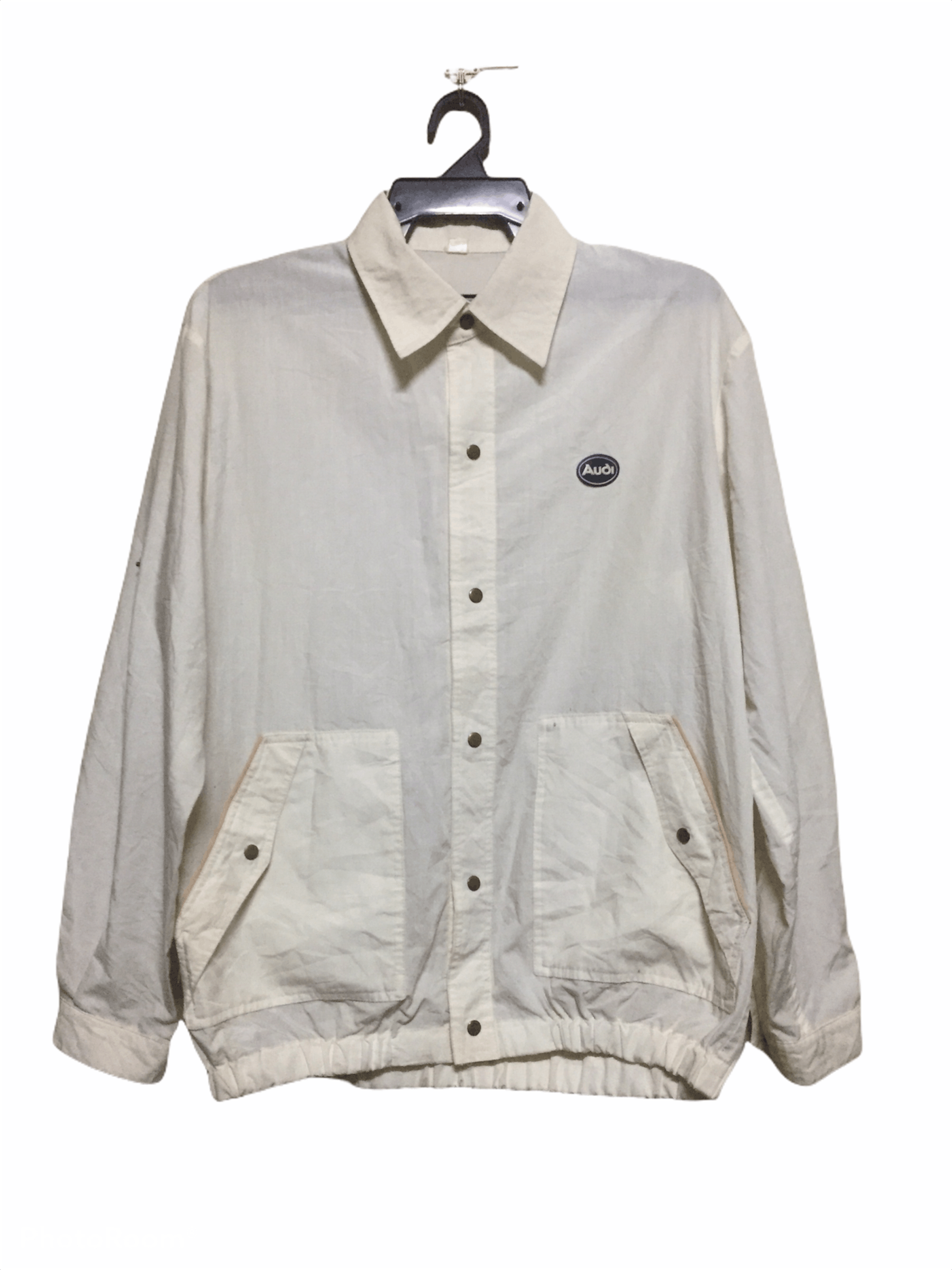Sports Specialties × Vintage Vintage 80s Audi Snap Button Workers Jacket Size US M / EU 48-50 / 2 - 1 Thumbnail