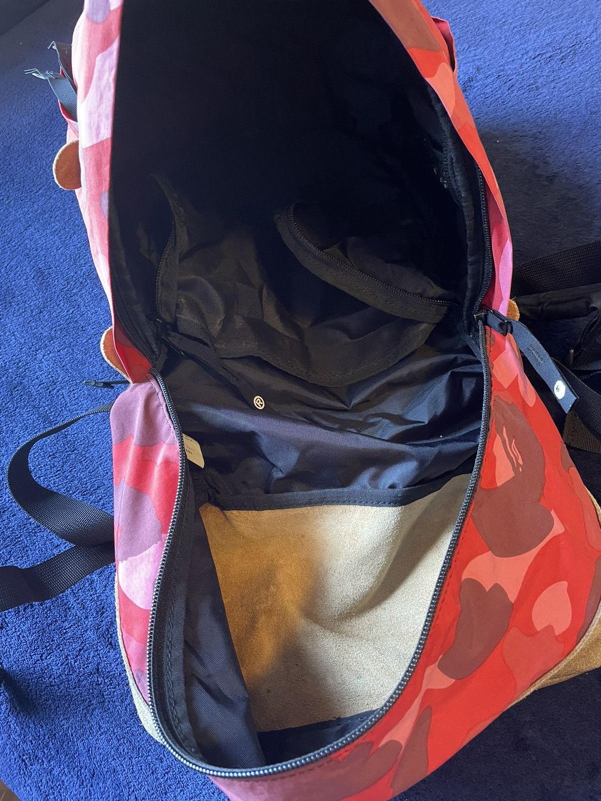 Bape Bape Camo Backpack Size ONE SIZE - 7 Thumbnail
