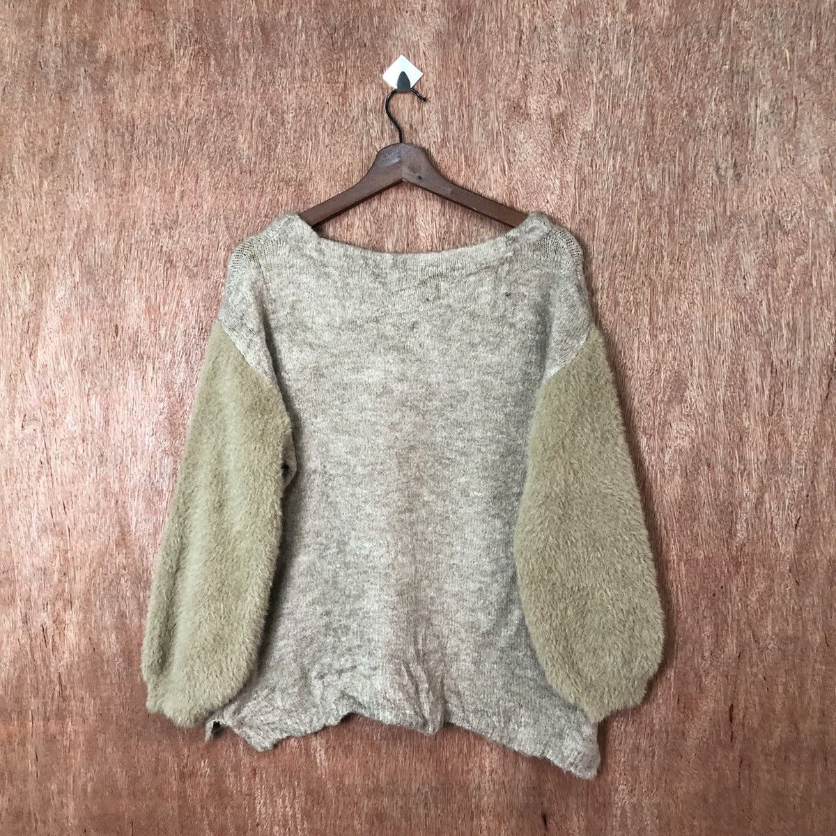 Homespun Knitwear Studio Clip Shag Shaggy sleeve Mohair Knitwear #6387 Size US M / EU 48-50 / 2 - 6 Thumbnail