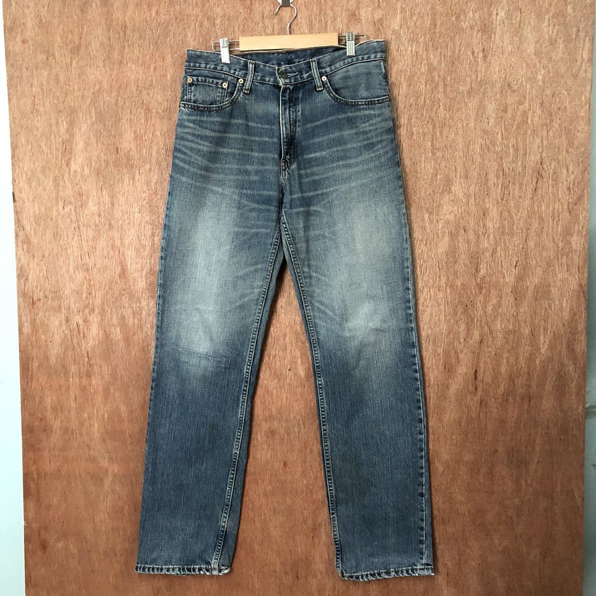 Levi's 502 Levis Blue Denim jeans pants #6381 Size US 32 / EU 48 - 1 Thumbnail