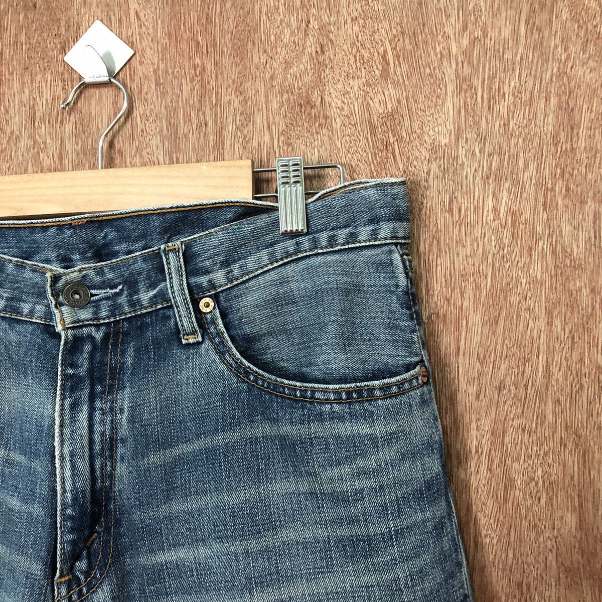 Levi's 502 Levis Blue Denim jeans pants #6381 Size US 32 / EU 48 - 5 Thumbnail