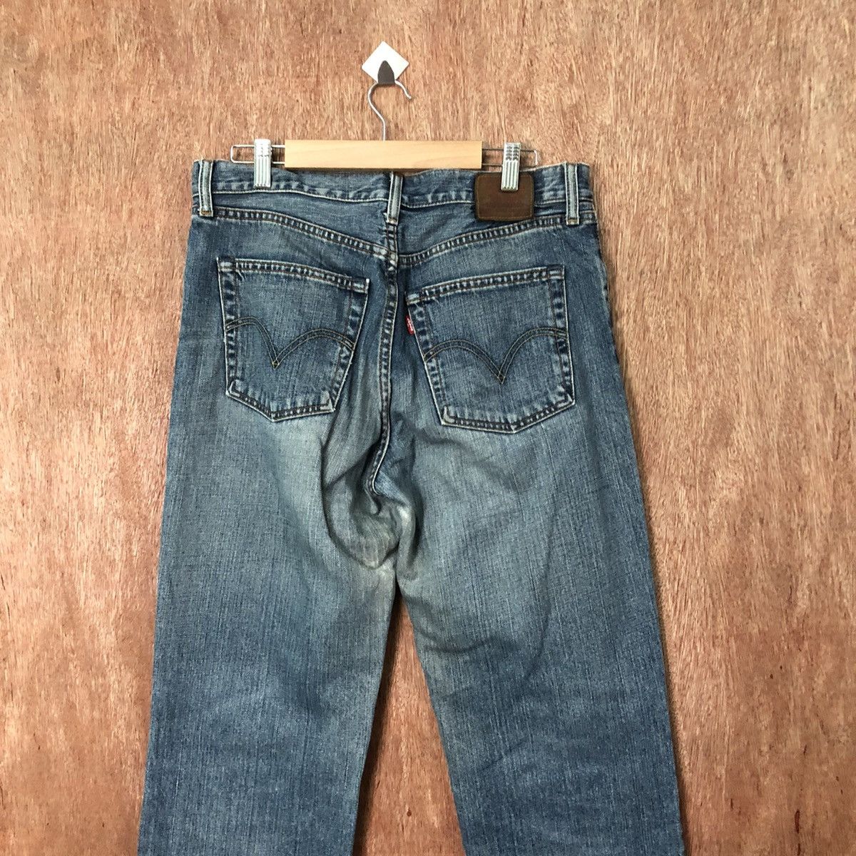 Levi's 502 Levis Blue Denim jeans pants #6381 Size US 32 / EU 48 - 7 Thumbnail