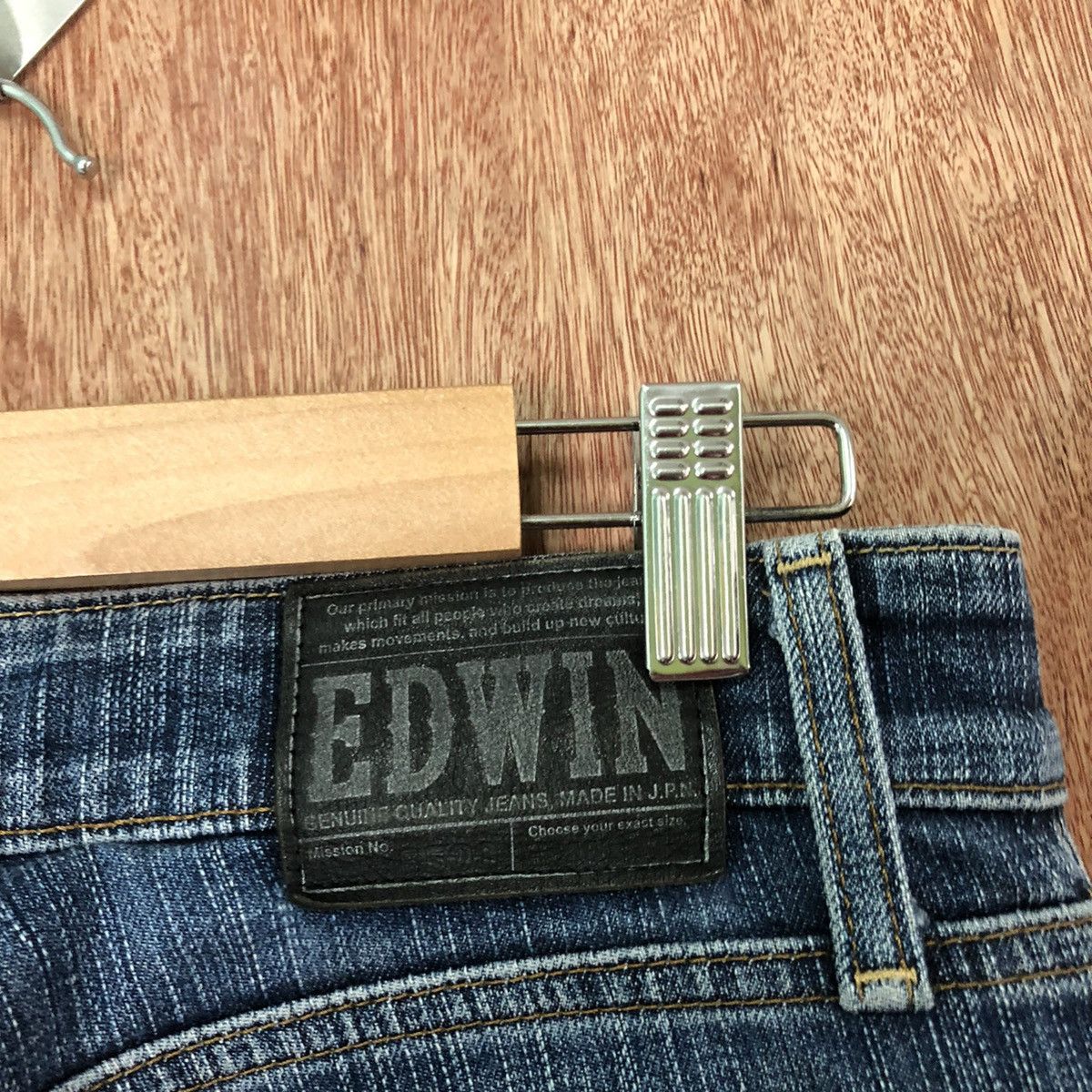 Edwin Edwin vintage japan Blue Denim pants #6383 Size US 28 / EU 44 - 11 Thumbnail