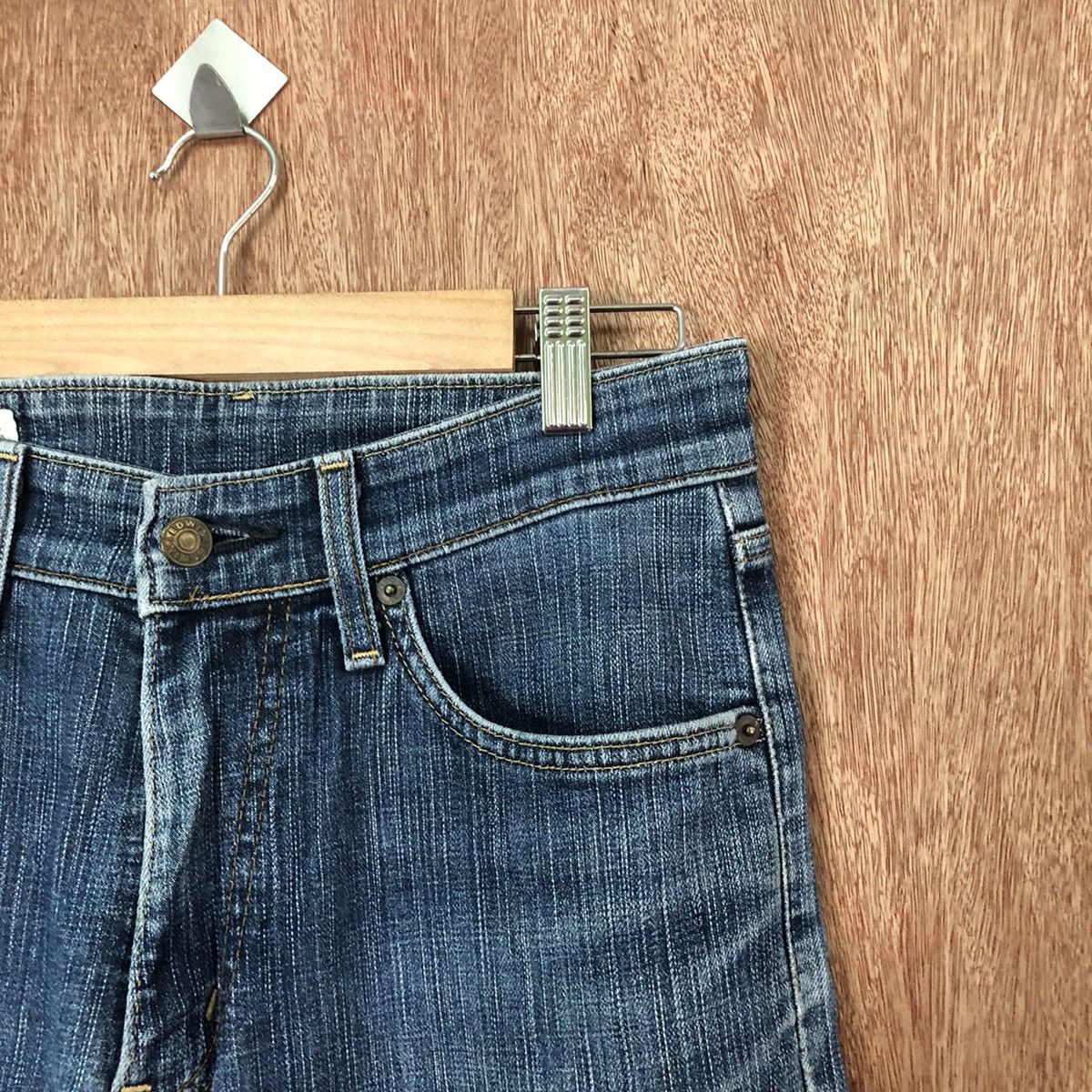 Edwin Edwin vintage japan Blue Denim pants #6383 Size US 28 / EU 44 - 5 Thumbnail