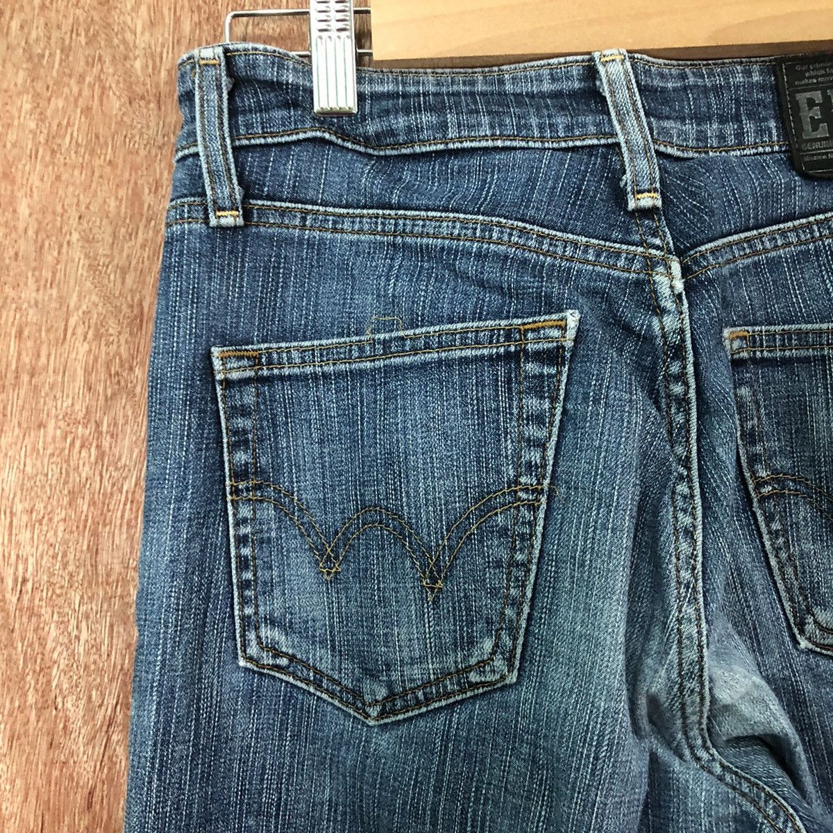 Edwin Edwin vintage japan Blue Denim pants #6383 Size US 28 / EU 44 - 9 Thumbnail