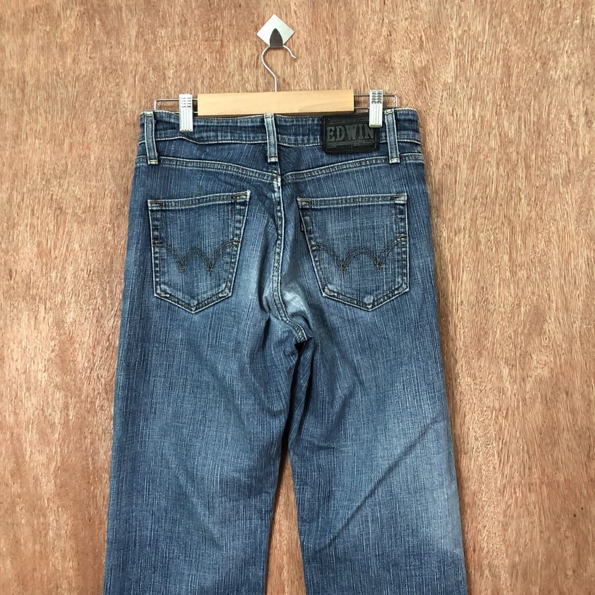 Edwin Edwin vintage japan Blue Denim pants #6383 Size US 28 / EU 44 - 7 Thumbnail