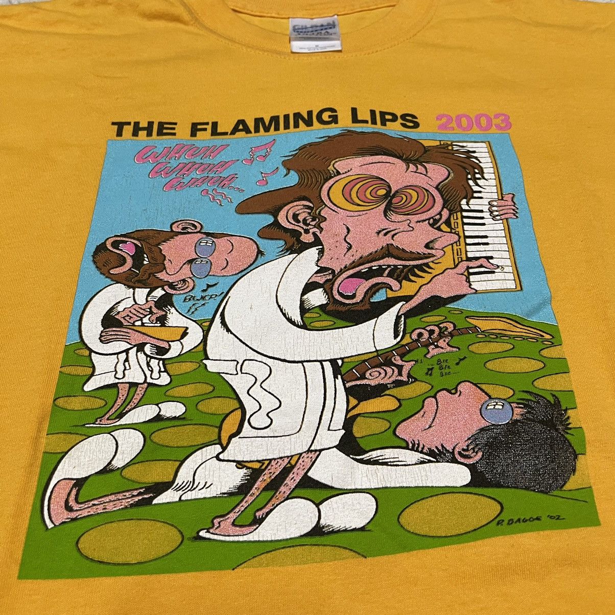 Band Tees × Vintage Vintage The Flaming Lips Band T-Shirt Size US M / EU 48-50 / 2 - 2 Thumbnail