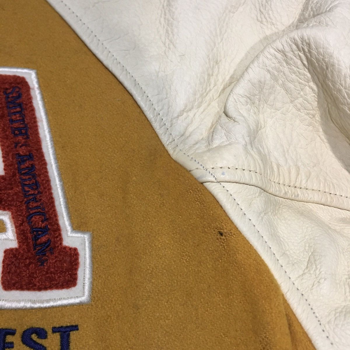Vintage Smith's American Varsity Jacket Big Logo Spell Out Size US M / EU 48-50 / 2 - 5 Thumbnail