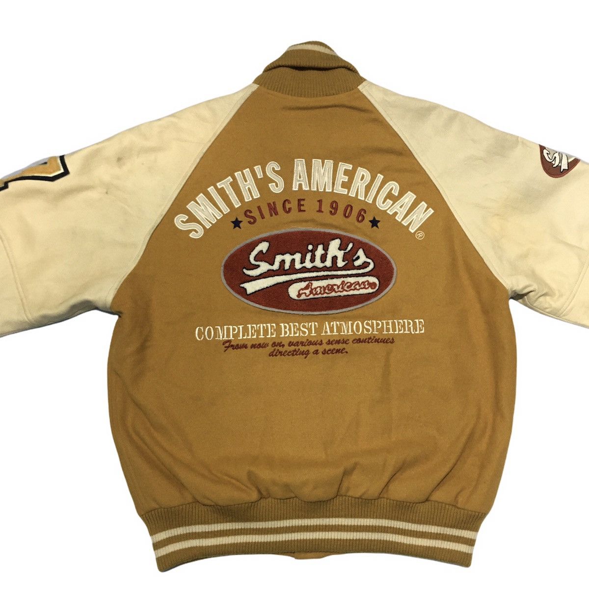 Vintage Smith's American Varsity Jacket Big Logo Spell Out Size US M / EU 48-50 / 2 - 3 Thumbnail