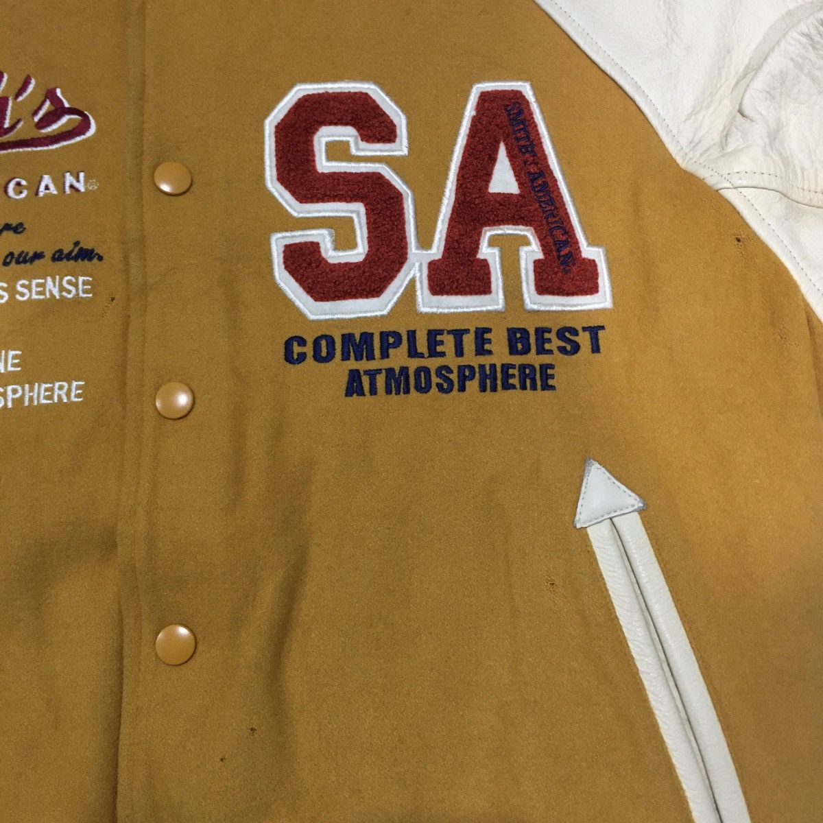 Vintage Smith's American Varsity Jacket Big Logo Spell Out Size US M / EU 48-50 / 2 - 6 Thumbnail