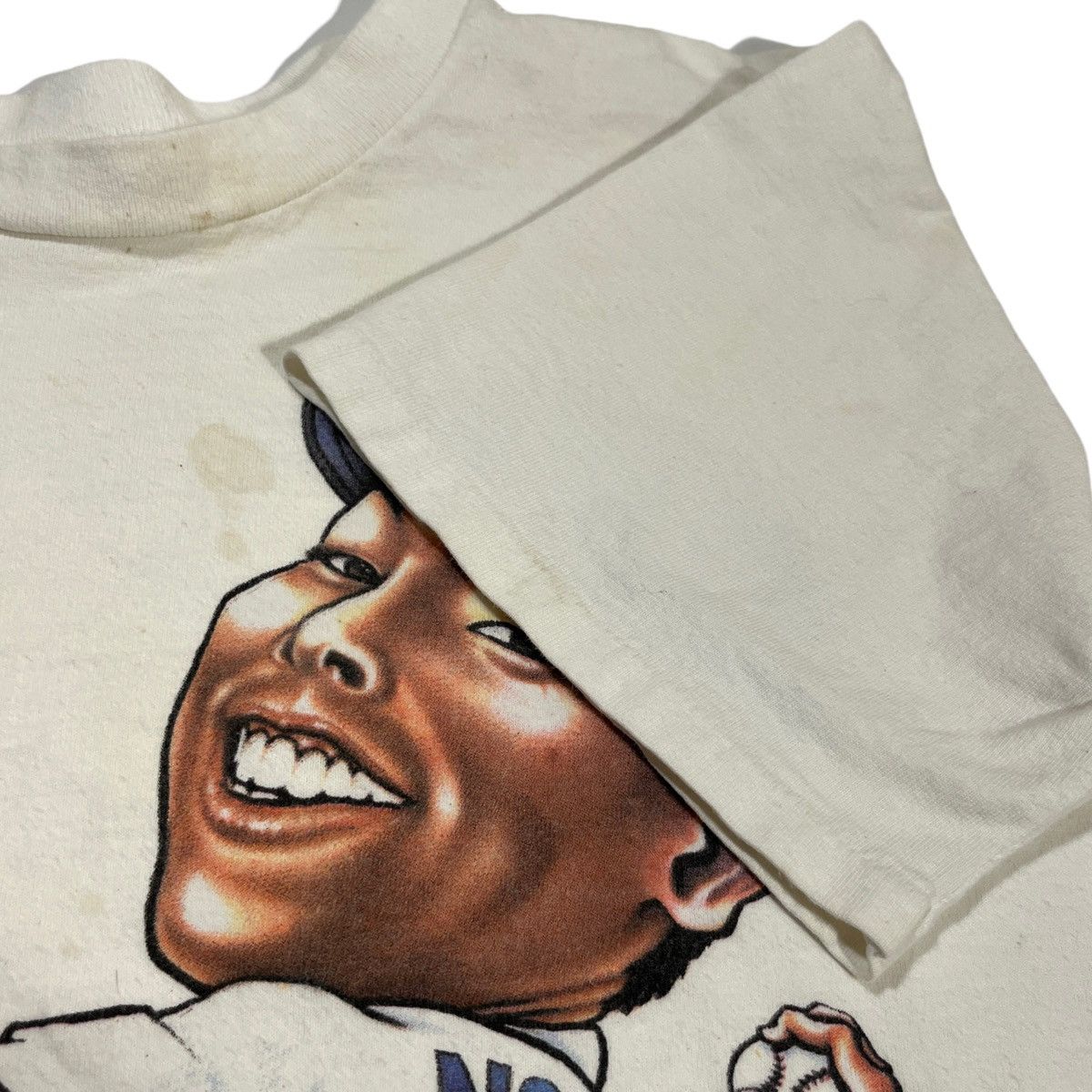 MLB × Salem Sportswear × Vintage 90s MLB Hideo Nomo Dodgers Tee Size US M / EU 48-50 / 2 - 5 Thumbnail