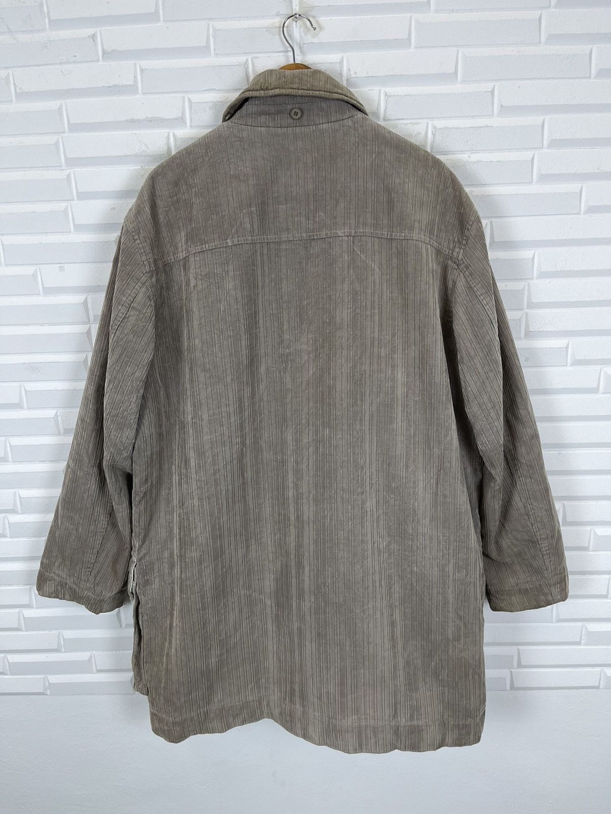 Lacoste Vintage LACOSTE Corduroy Long Coat Size US L / EU 52-54 / 3 - 4 Thumbnail