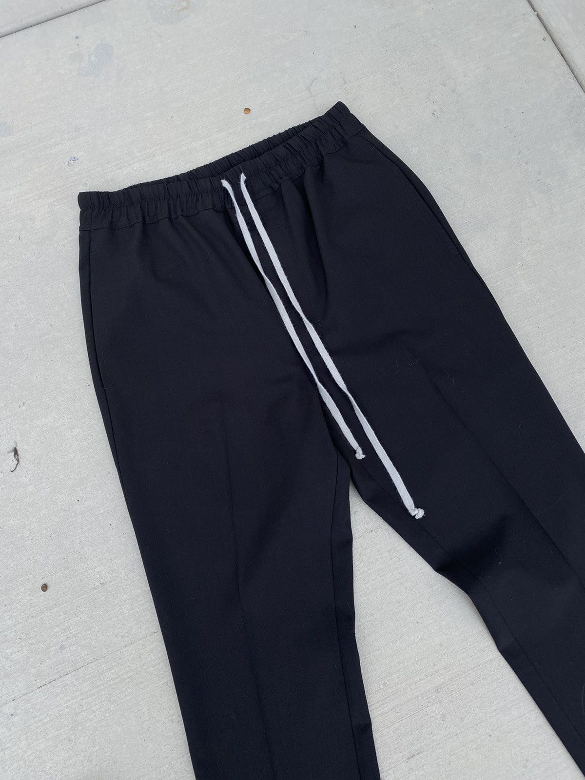 Rick Owens Rick Owens Mainline Astaire Wool Drawstring Trouser Bronze Size US 30 / EU 46 - 2 Thumbnail
