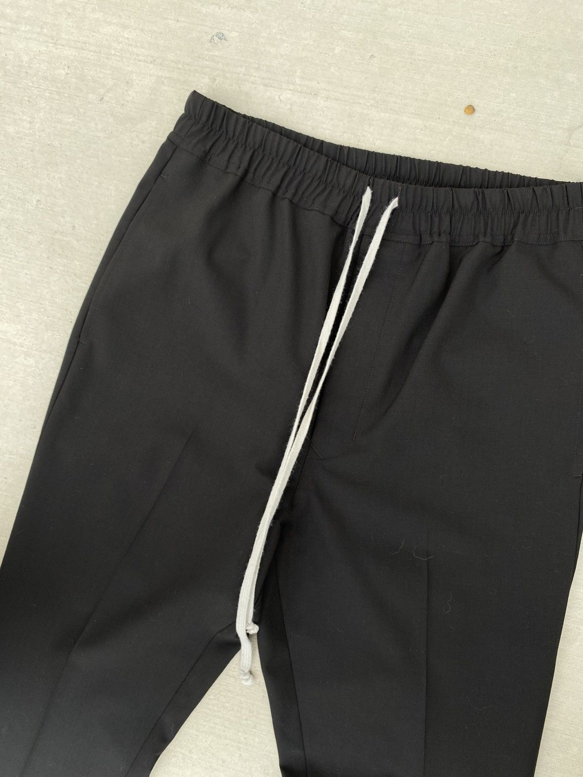 Rick Owens Rick Owens Mainline Astaire Wool Drawstring Trouser Bronze Size US 30 / EU 46 - 3 Thumbnail