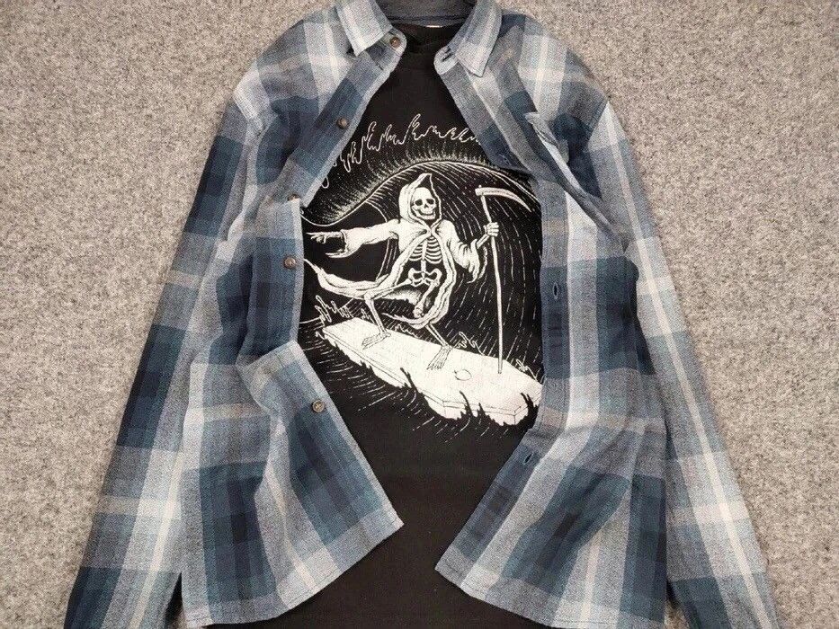 Flannel Vintage Flannel Shirt Travis Scott Style Size US L / EU 52-54 / 3 - 6 Thumbnail