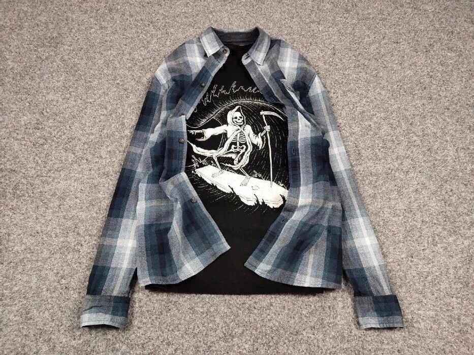 Flannel Vintage Flannel Shirt Travis Scott Style Size US L / EU 52-54 / 3 - 2 Thumbnail
