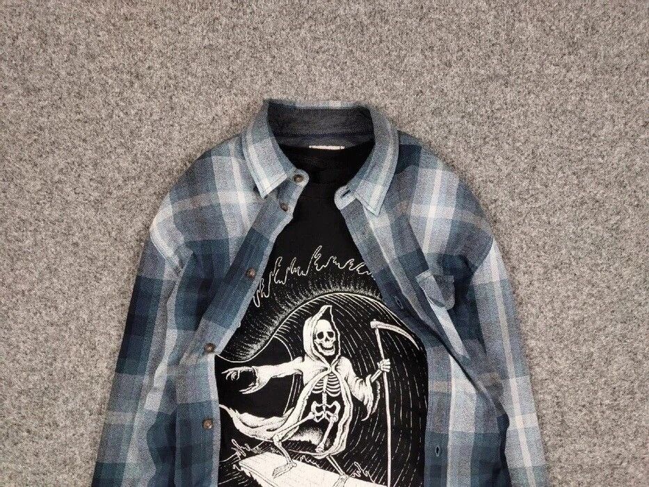 Flannel Vintage Flannel Shirt Travis Scott Style Size US L / EU 52-54 / 3 - 4 Thumbnail