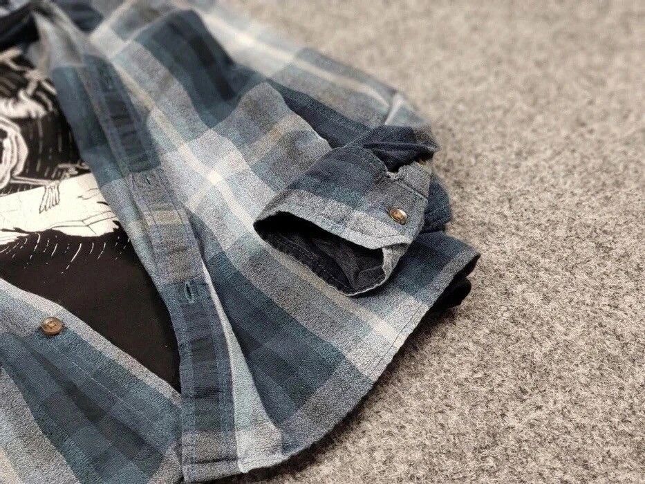 Flannel Vintage Flannel Shirt Travis Scott Style Size US L / EU 52-54 / 3 - 10 Thumbnail