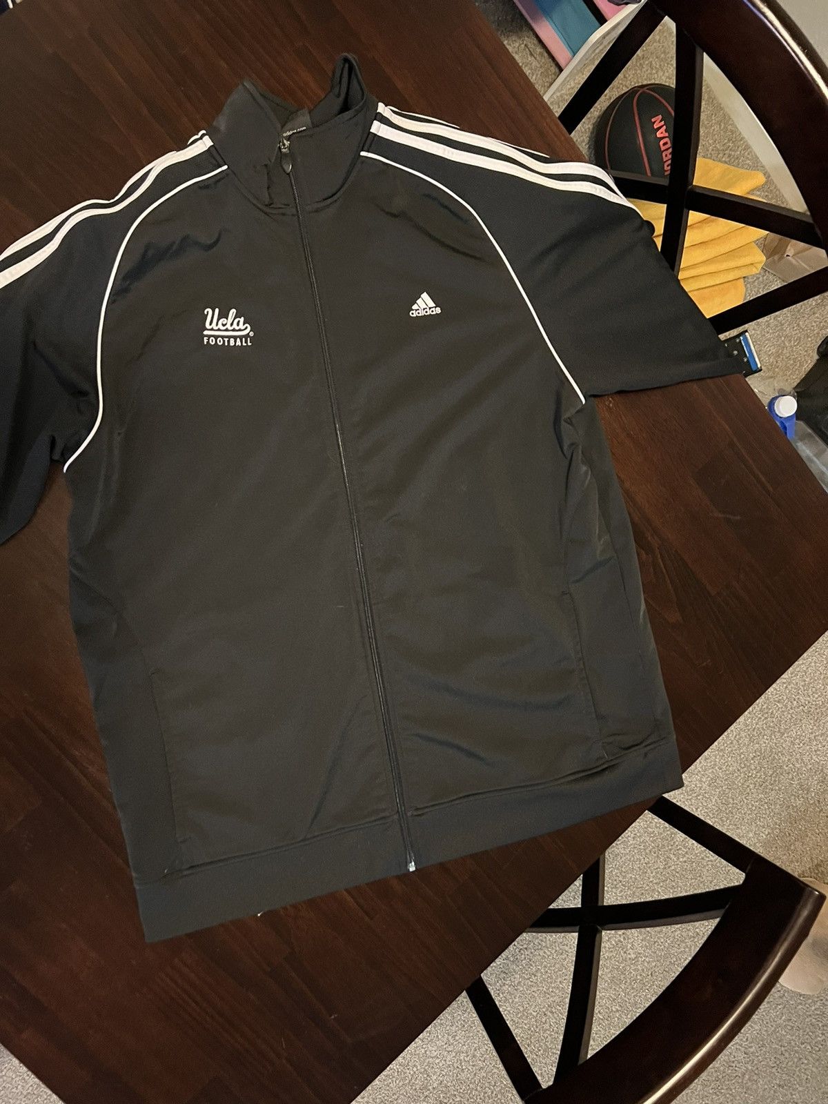 Adidas UCLA Football zip up hoodie Team issued #40 Size US XL / EU 56 / 4 - 1 Thumbnail
