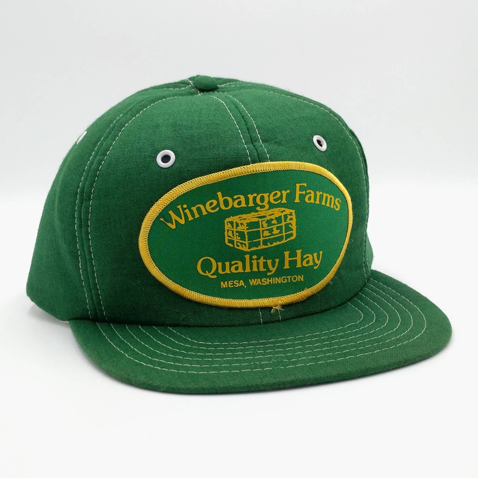 Vintage Vintage Winebarger Farms Insulated Hunting Trucker Hat Patch