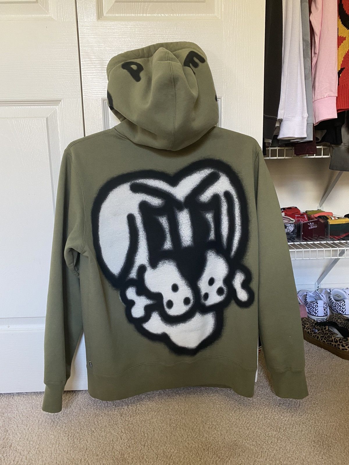 Supreme Supreme Bone Zip Up Sweatshirt | Grailed