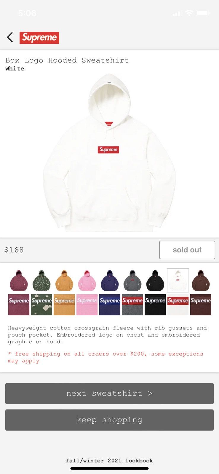 Supreme Supreme Box Logo Hooded Sweatshirt Size US XXL / EU 58 / 5 - 1 Thumbnail