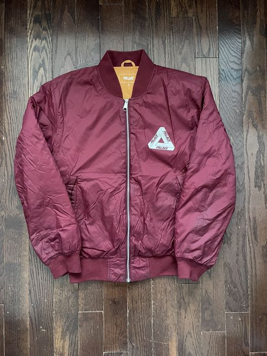 Palace Palace Thinsulate Triferg Bomber Jacket Burgundy | Grailed