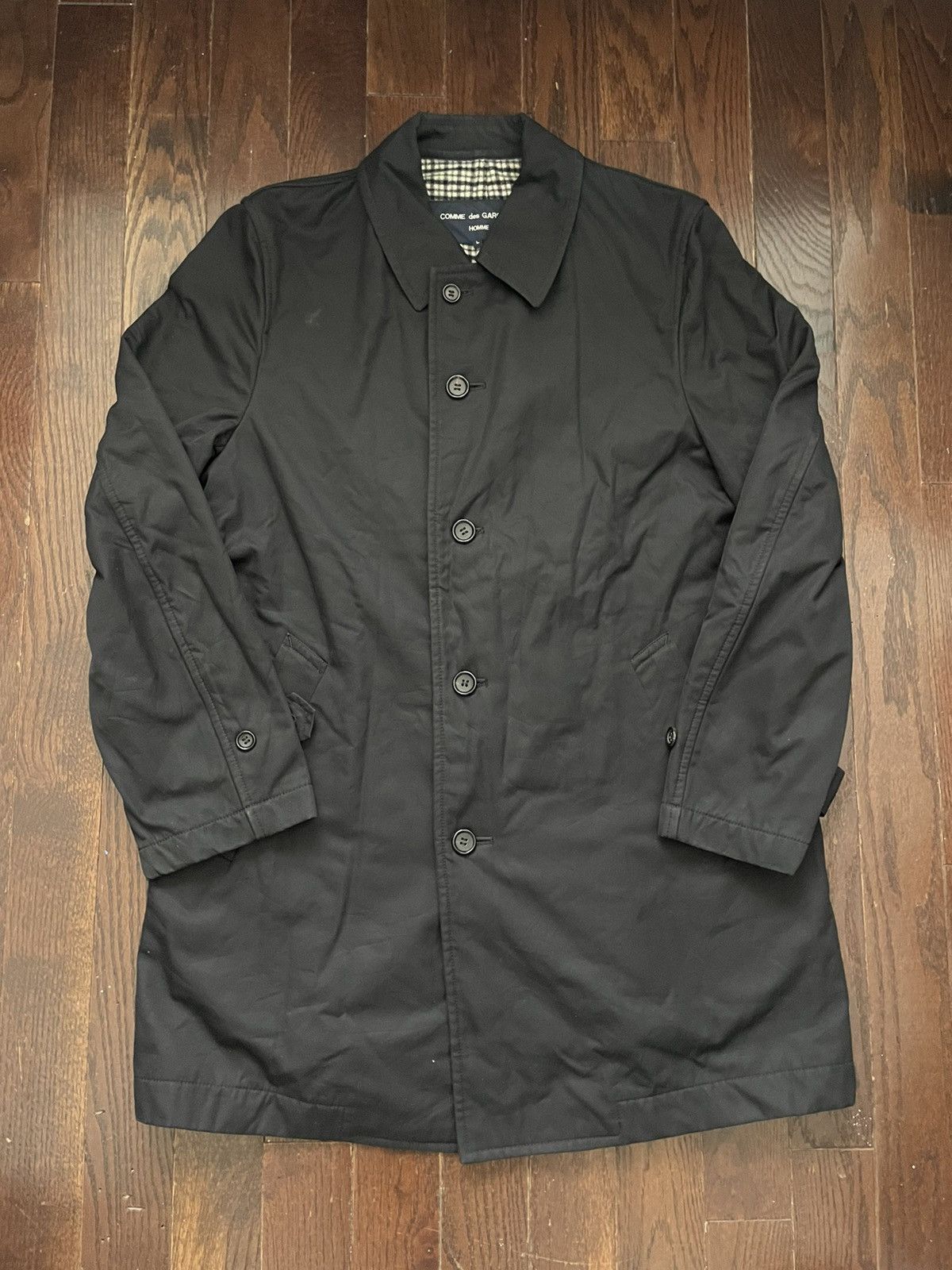 Comme des Garcons Homme Plus Comme des Garçons Homme Plus Trench Coat Black AD2006 Size US L / EU 52-54 / 3 - 1 Thumbnail