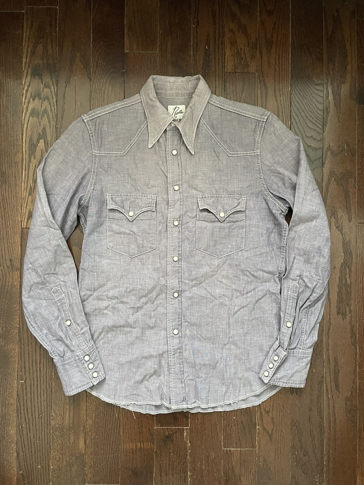 Needles Needles Western Button Up Shirt Lilac Size US M / EU 48-50 / 2 - 1 Thumbnail