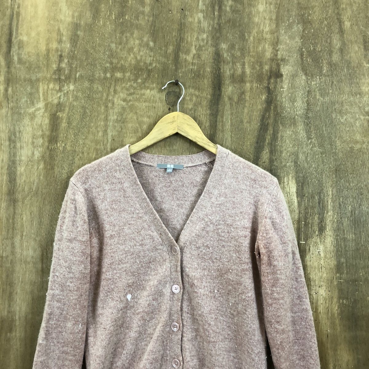 Japanese Brand Japanese Faded Maroon Cardigan Knitwear #154 Size US M / EU 48-50 / 2 - 2 Thumbnail