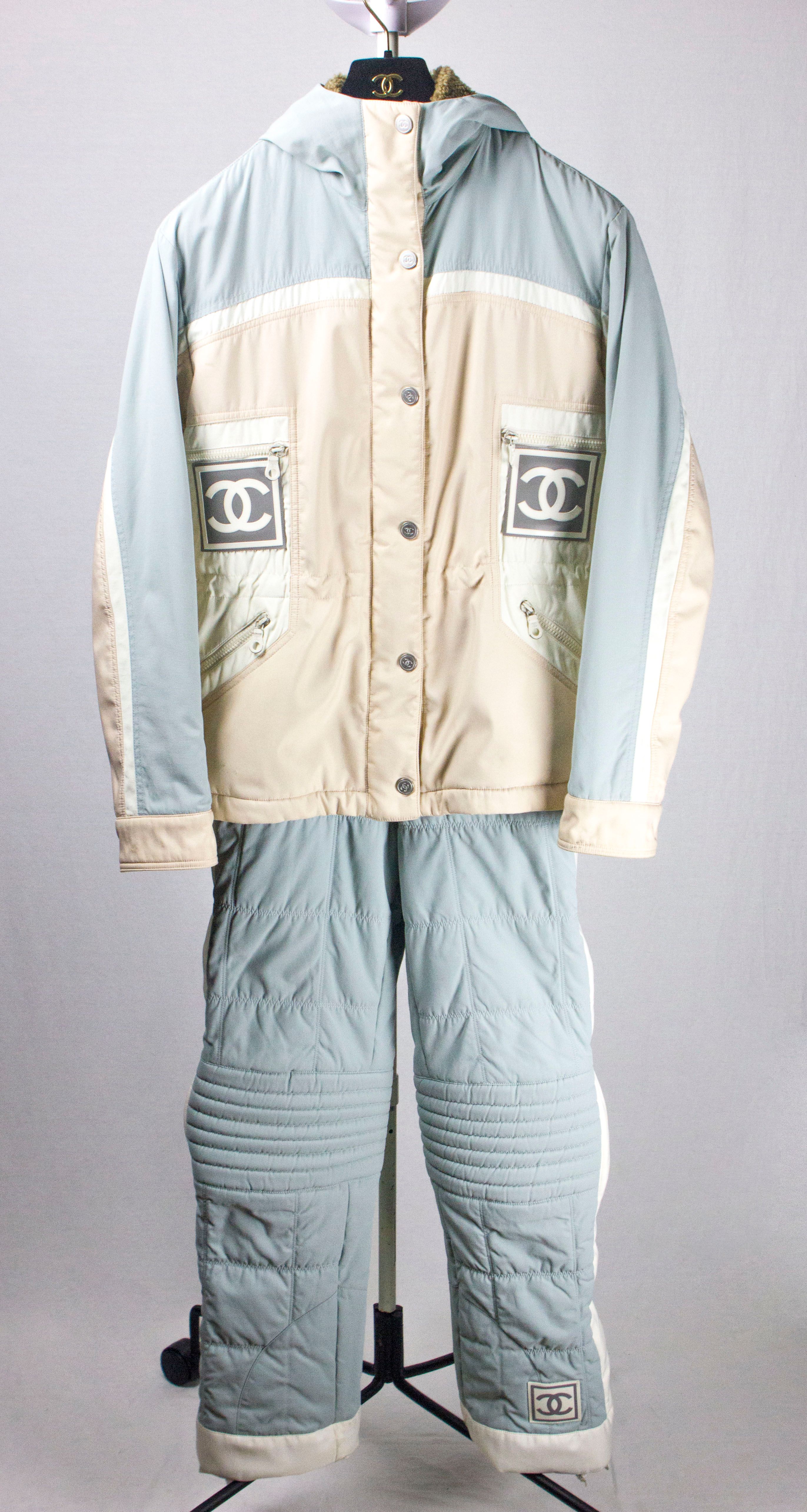 Karl Lagerfeld =Last Drop= 2001 Chanel Ski Suit