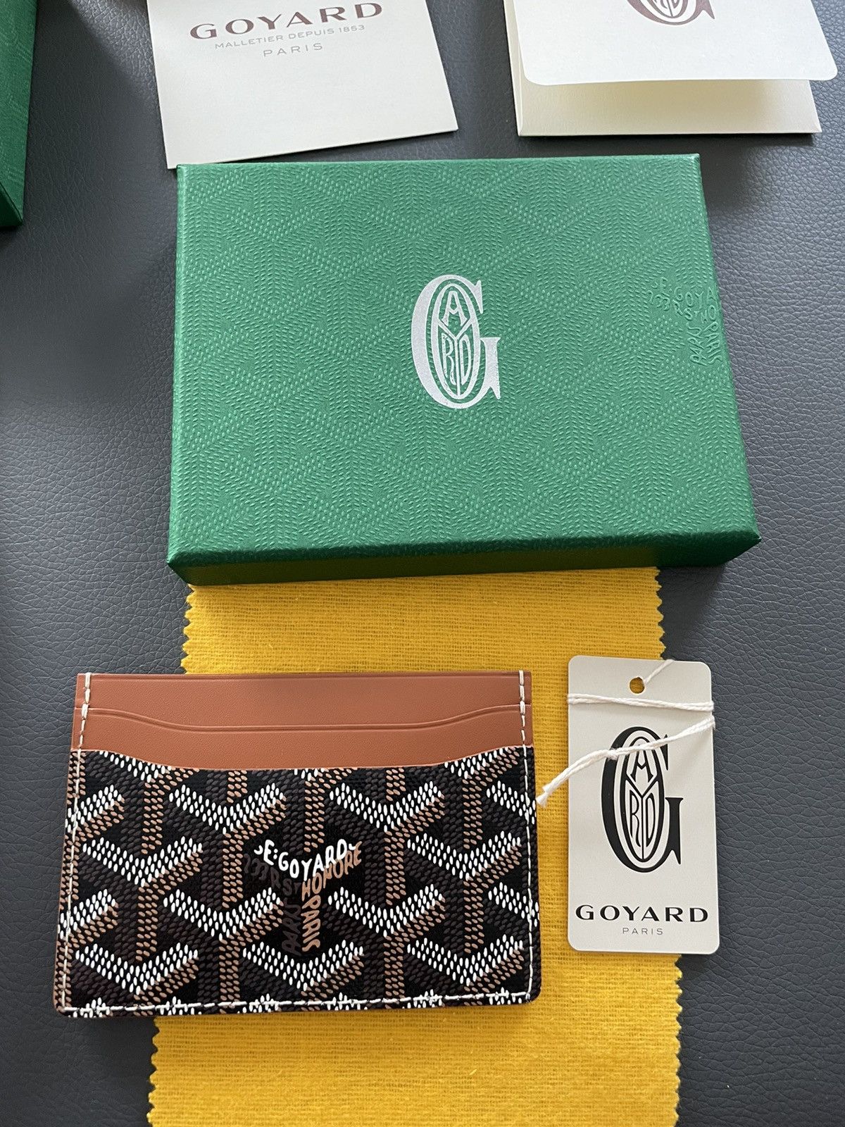 Goyard Brand NEW Classic St Sulpice Goyard Cardholder Size ONE SIZE - 2 Thumbnail
