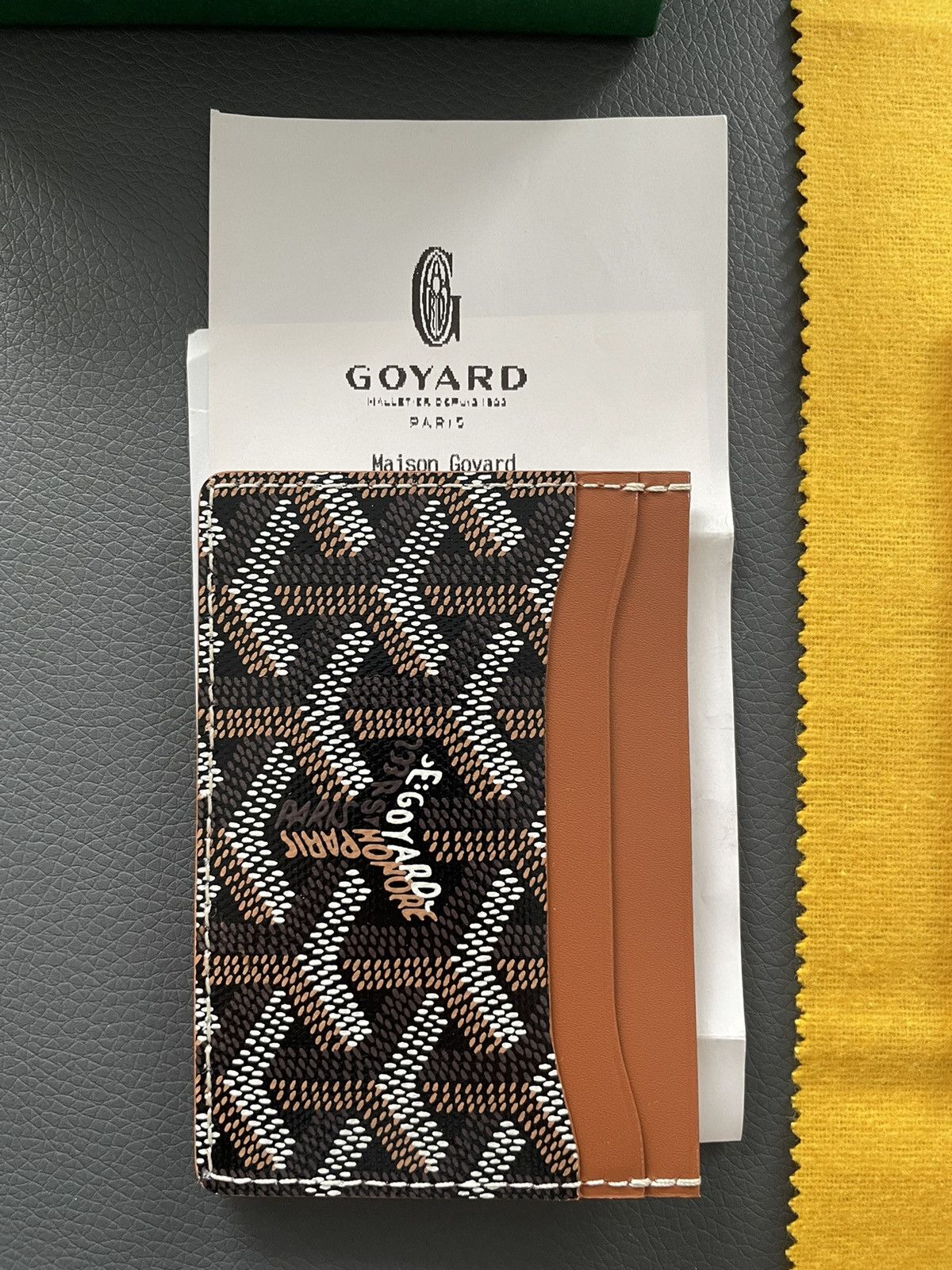 Goyard Brand NEW Classic St Sulpice Goyard Cardholder Size ONE SIZE - 8 Thumbnail