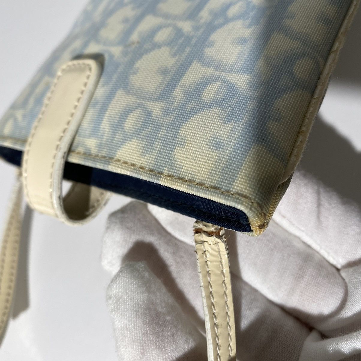 Dior Rare! Dior Trotter Monogram Babyblue Mini Bag/Purse Size ONE SIZE - 14 Thumbnail