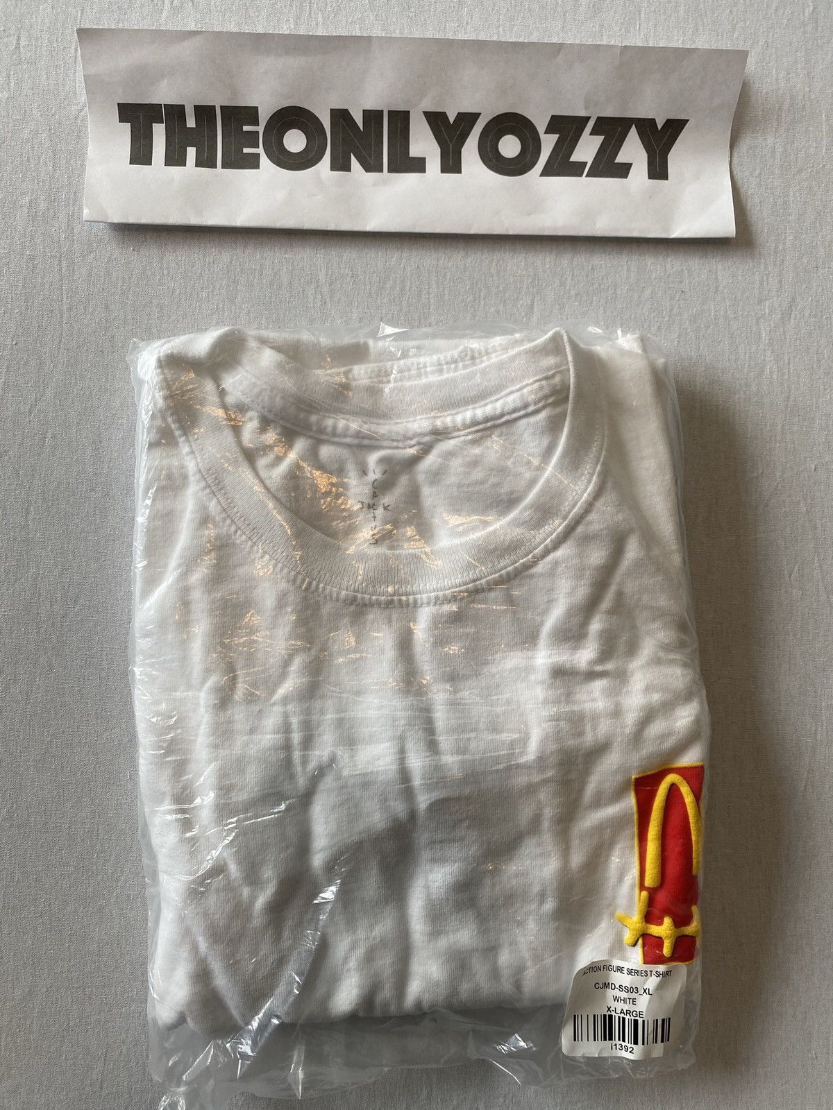 Travis Scott Travis Scott McDonald’s Action Figure Tee White Shirt sz L Size US L / EU 52-54 / 3 - 1 Thumbnail