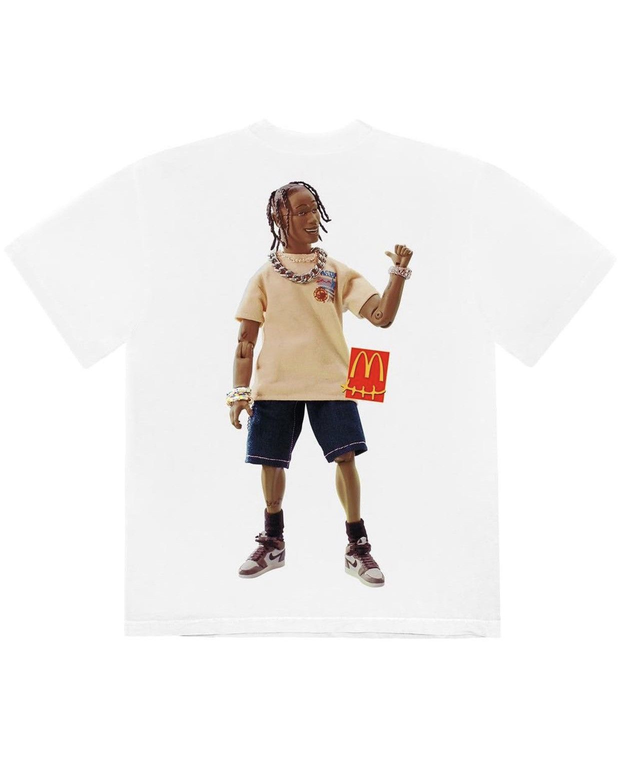 Travis Scott Travis Scott McDonald’s Action Figure Tee White Shirt sz L Size US L / EU 52-54 / 3 - 4 Thumbnail