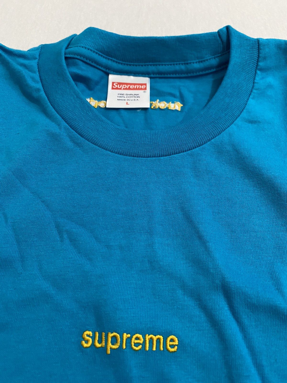 Supreme Supreme FTW Tee Teal Shirt sz L Size US L / EU 52-54 / 3 - 6 Thumbnail