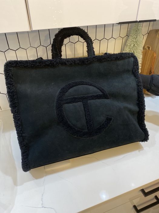 black ugg telfar bag large