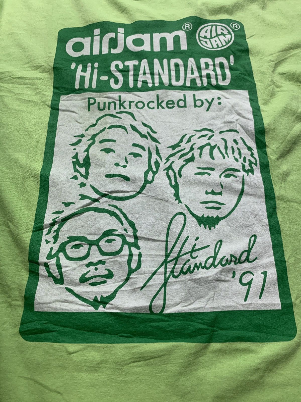 Band Tee Air Jam 2011 Hi standard t shirt