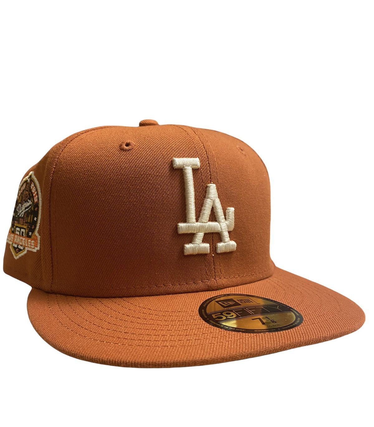 Hat Club Rust Orange Camp Fire Los Angeles Dodgers 7 1/8