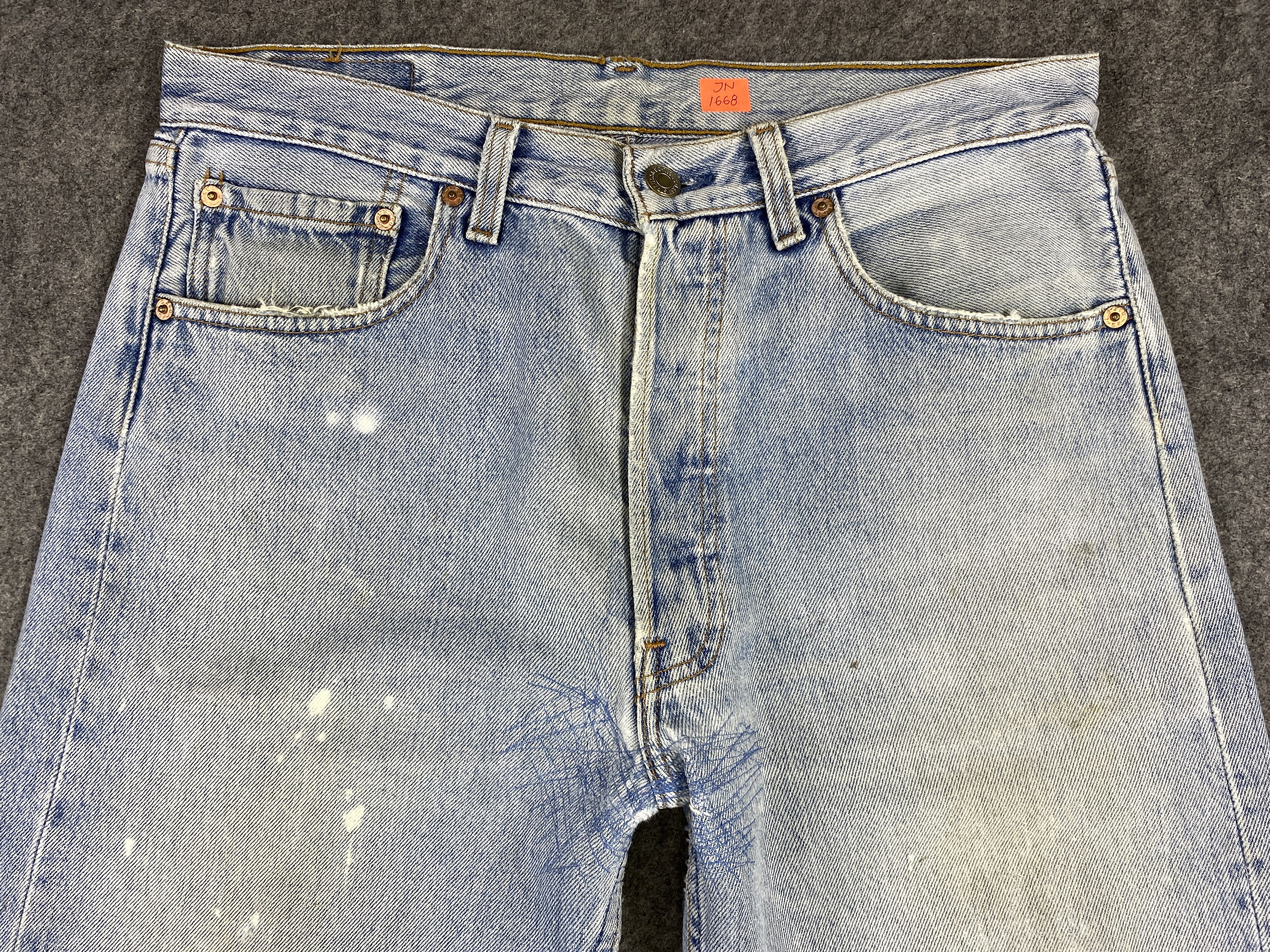 Levi's Vintage Levi's 501 Jeans 32x30.5 Denim Size US 32 / EU 48 - 2 Thumbnail
