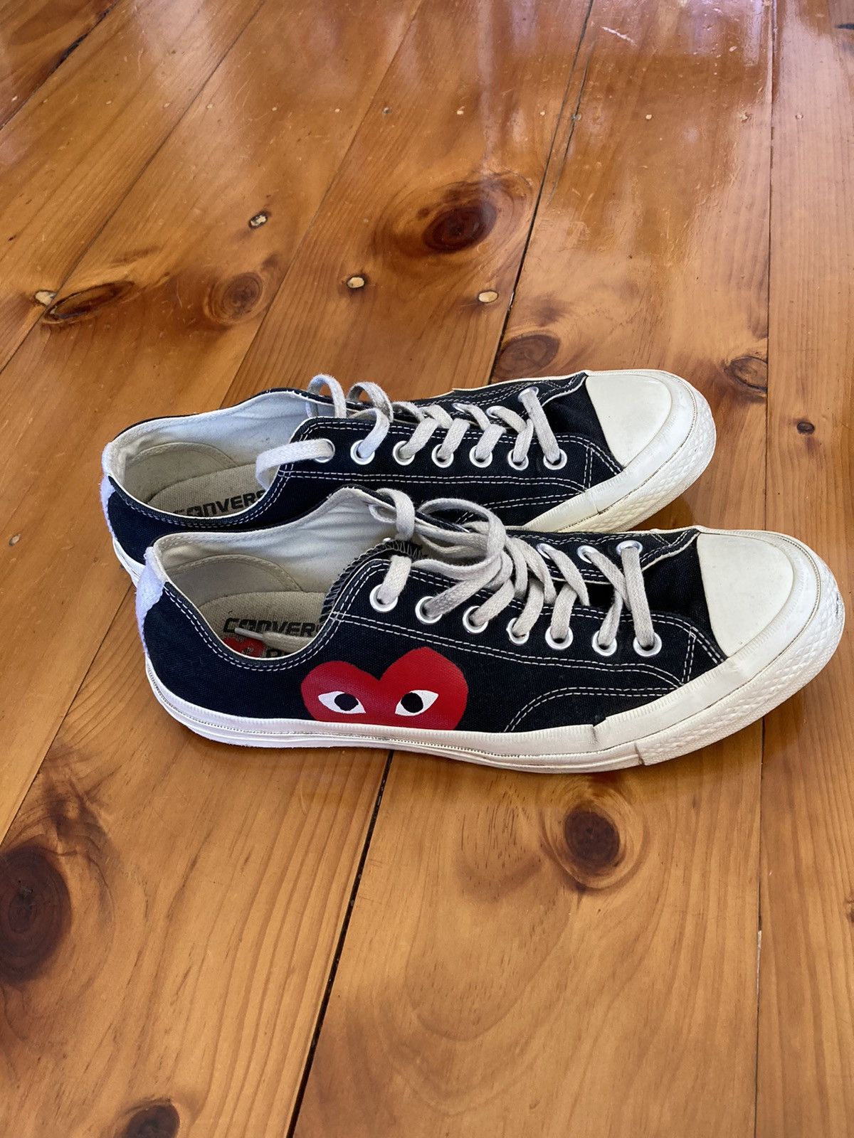 Cdg converse black and white online