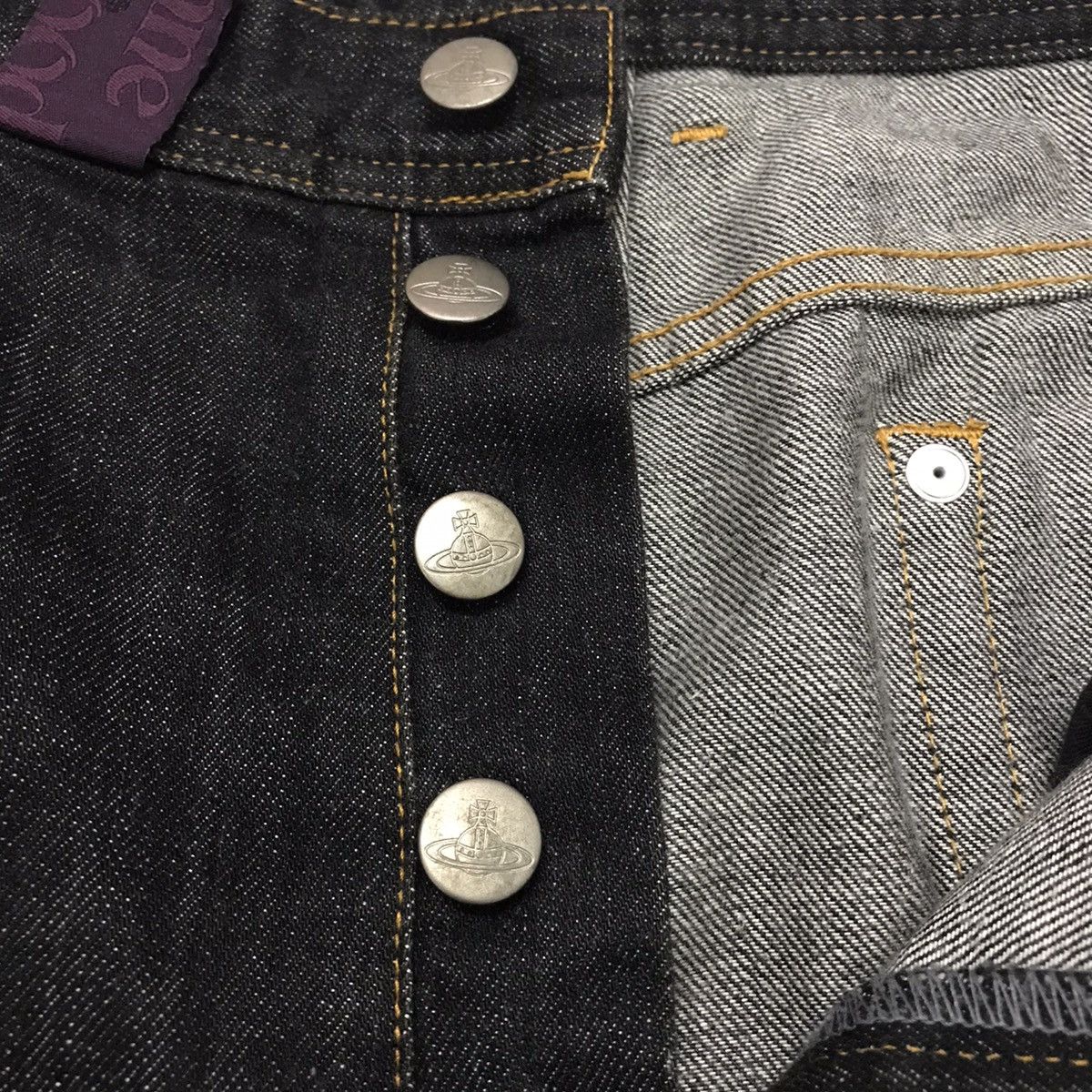 Vivienne Westwood Vivienne Westwood Big Logo Back Pocket Men Jeans Pants Size US 34 / EU 50 - 7 Thumbnail