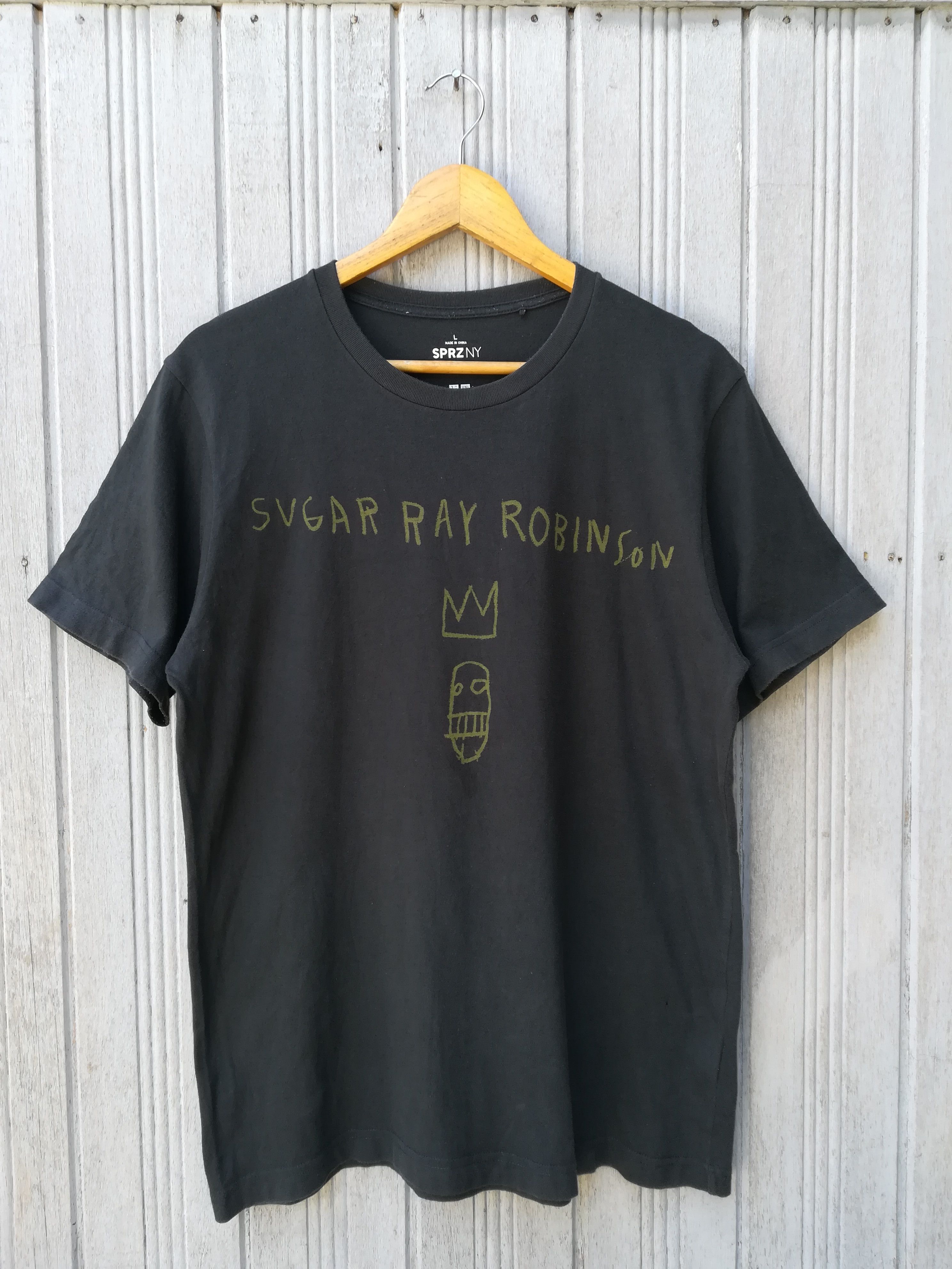 Jean-Michel Basquiat × Uniqlo Jean Michel Basquiat x Uniqlo Sugar Ray Robinson T-Shirt Size US M / EU 48-50 / 2 - 1 Thumbnail
