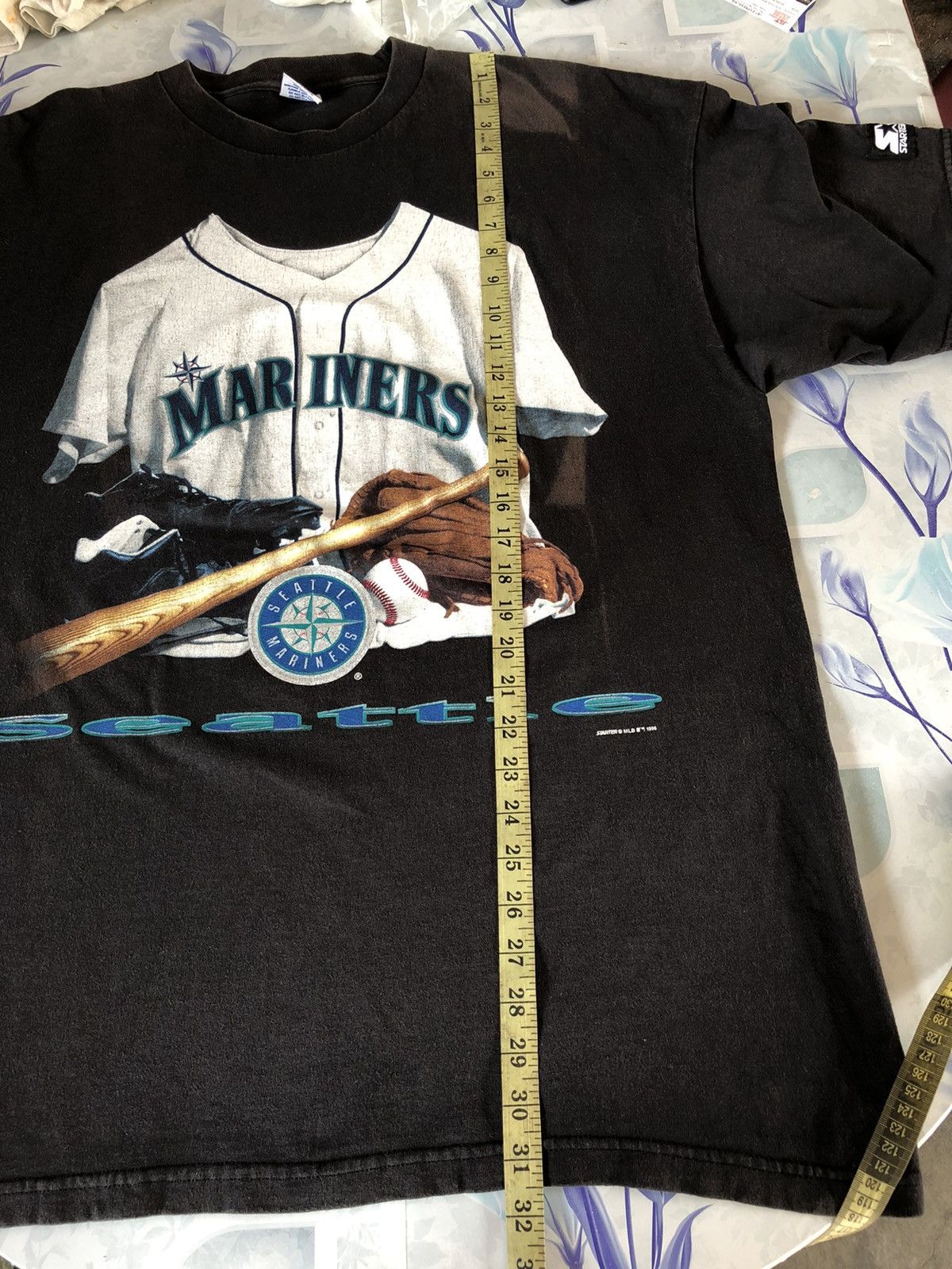 MLB Vintage 1996 MLB Mariners Seattle TShirt by Starter Size US XL / EU 56 / 4 - 10 Thumbnail