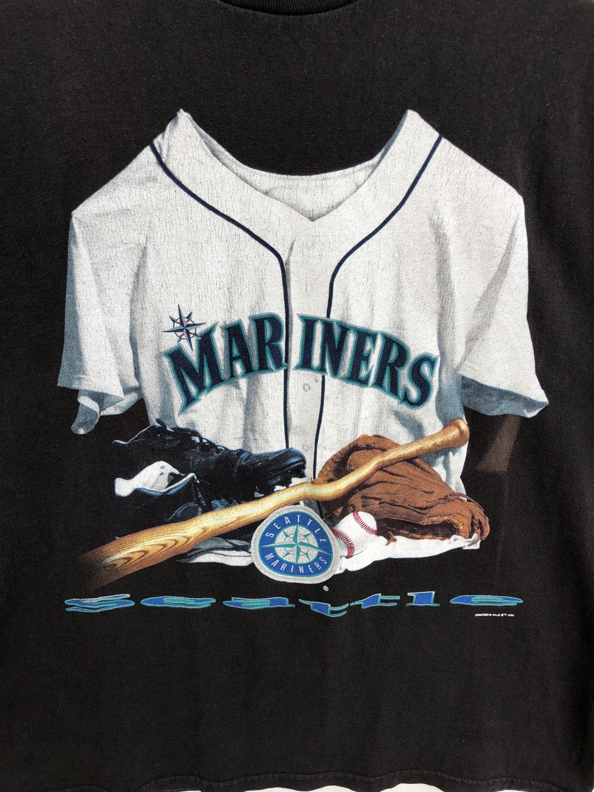 MLB Vintage 1996 MLB Mariners Seattle TShirt by Starter Size US XL / EU 56 / 4 - 4 Thumbnail