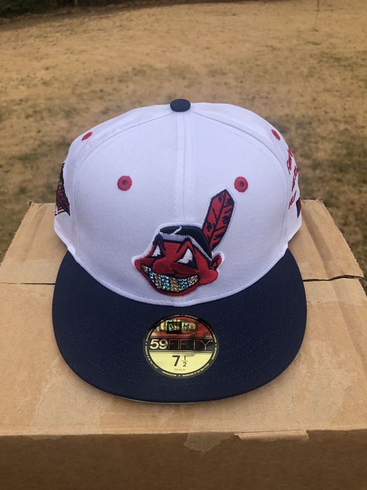 New Era, Accessories, Vintage Indians Chief Wahoo Baseball Hat